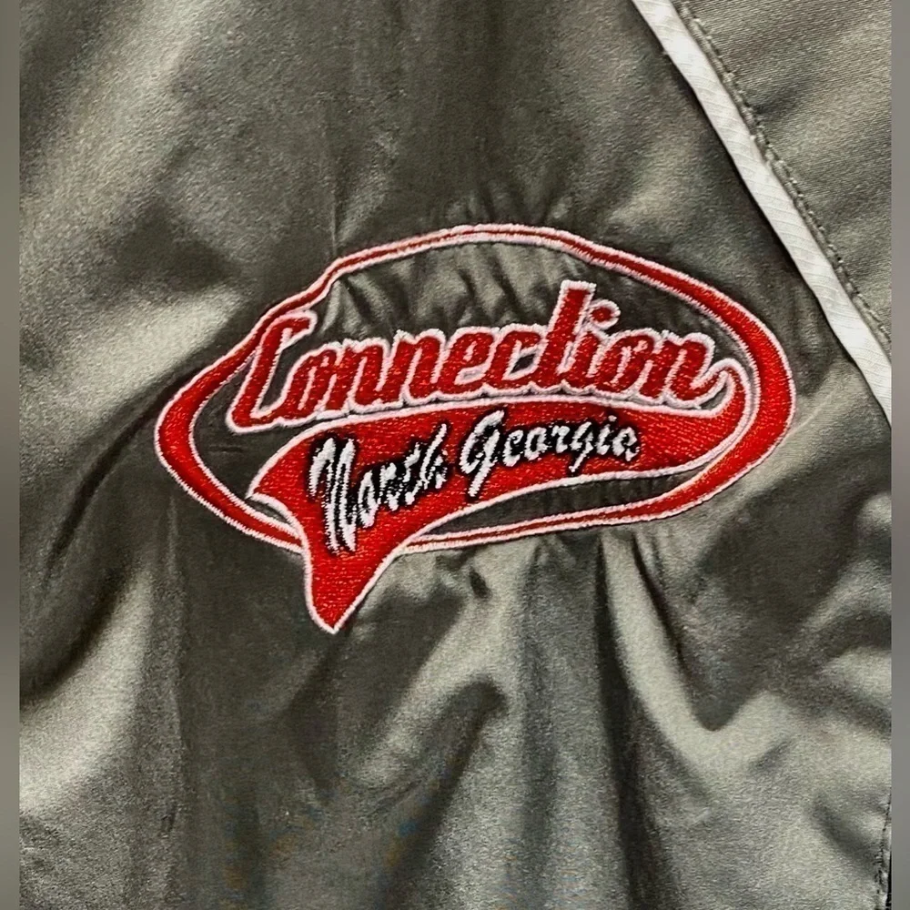 HOLLOWAY WINDBREAKER JACKET GREEN BLACK AND WHITE ADULT SIZES SMALL